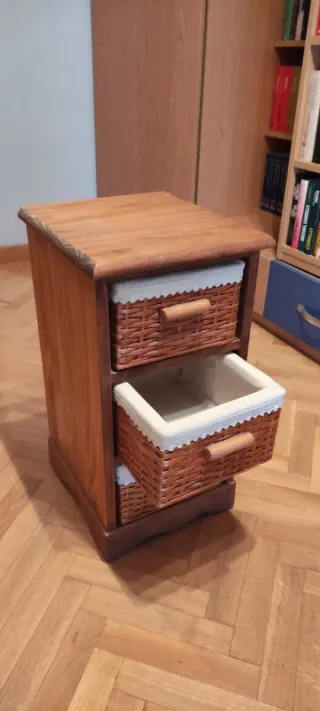 Mueble Estantería con Cajoneras. Mueble auxiliar.