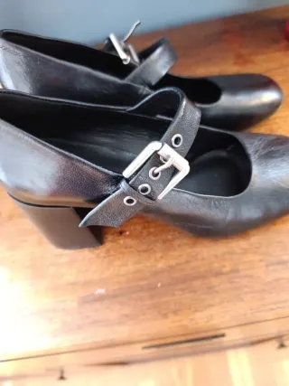 Massimo Dutti Zapatos Negros Talla 38