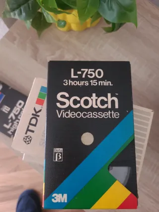 Lote 9 cintas Betamax retro (AGFA, SONY, Scotch, T