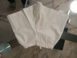 Pantalón Fallas Blanco Talla 0 bebé niño