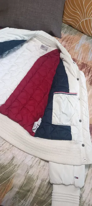 Cazadora Tommy Hilfiger Denim Beige Talla M