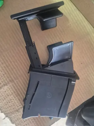 Portavasos negro con símbolo