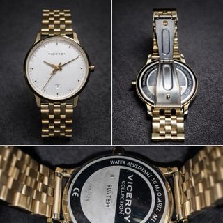 Reloj Viceroy Analógico Dorado y Plateado