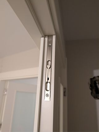 Puertas blancas con cristal