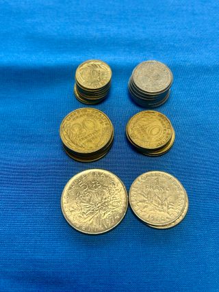 Lote 30 monedas de Francia