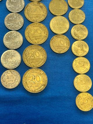 Lote 30 monedas de Francia