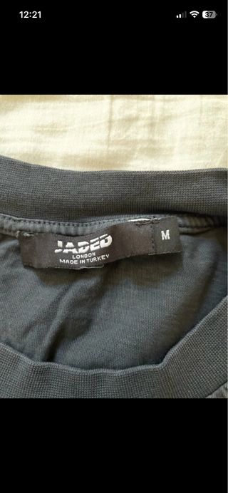 T-shirt Jaded London nera con stampa