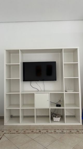 Estantería modular blanca