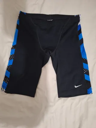 Mallas ciclista Nike negro/azul