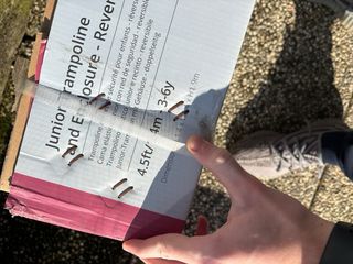 Trampolino Junior Plum Reversibile