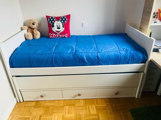 Cama nido 90cm con almacenaje