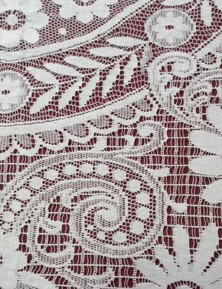 Colcha antigua calada blanca Francesa