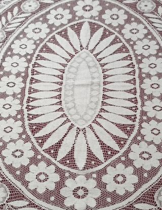 Colcha antigua calada blanca Francesa