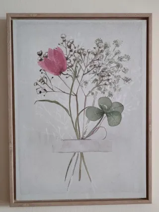 Quadro fiori ad acquerello