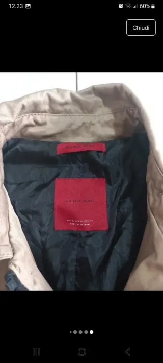 Zara Man Giubbino Trench giacca