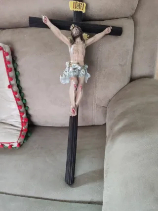 Crucifijo  antiguo de pared