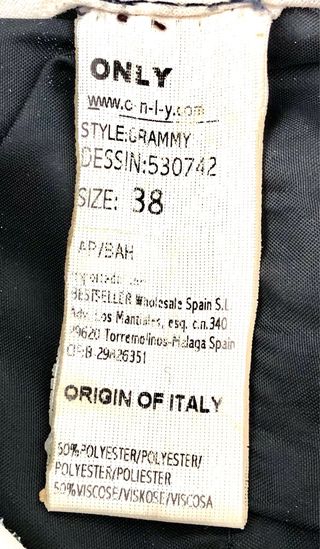 Pantalón tartán Only multicolor