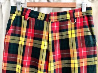 Pantalón tartán Only multicolor