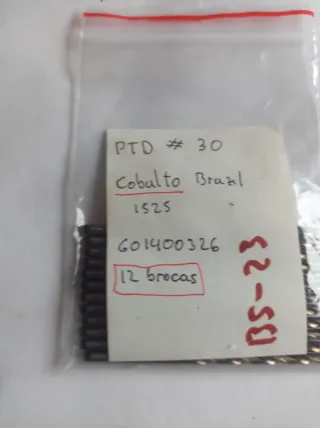 Lote 12 Brocas Cobalto Brazil