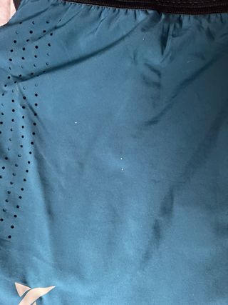 Drop Shot Calzonas Deportivas Teal y Negro.