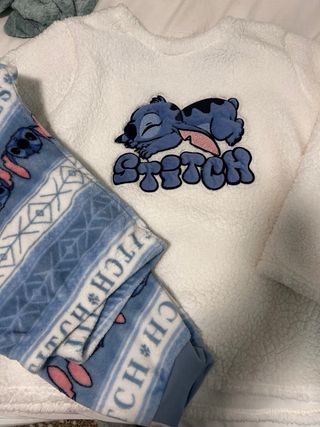 Pijama Stitch Peluche Talla M