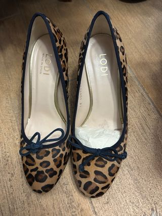 Zapatos LODI piel estampado leopardo