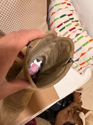 Botines Cowboy Taupe - Como Nuevos