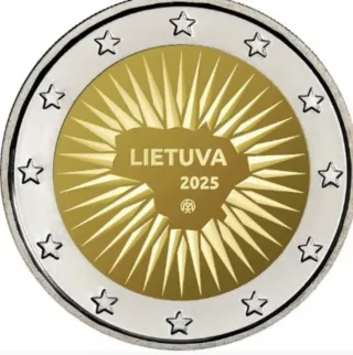MONEDA 2€ CONM 🇱🇹 2025 DEFENSA ESTADO LITUANO
