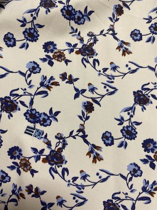 Camisa hombre talla L floreada azul