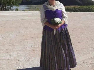 Conjunto Baturra Multicolor y Morado