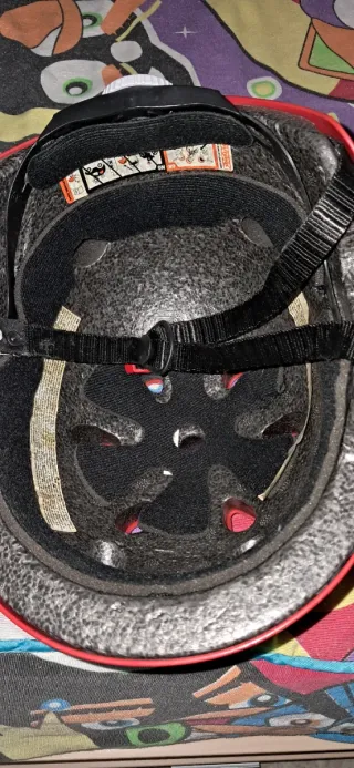 Casco Rojo Patines Niños