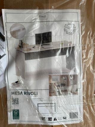 Mesa Escritorio Miroytengo Blanca