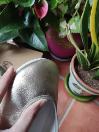 Manoletinas 40 BeLenka Sophie gold