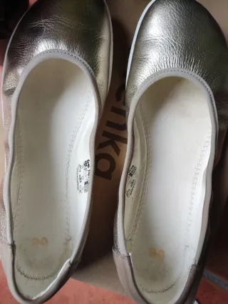 Manoletinas 40 BeLenka Sophie gold