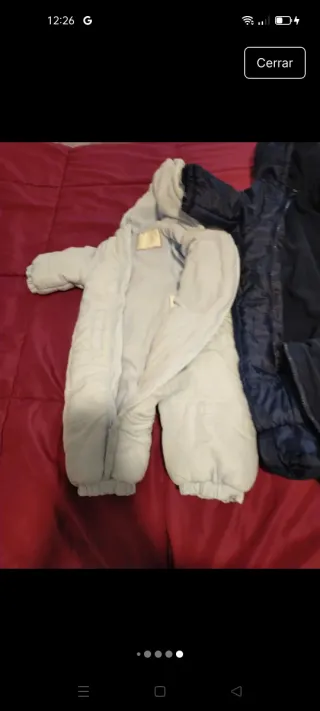 Lote 3 buzos bebé 1-6 meses