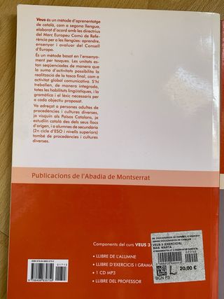 Libros de catalan Veus 3
