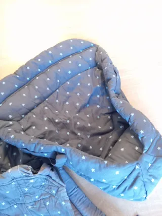 Mochila portabebés azul