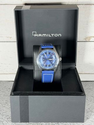 Hamilton Khaki Field Azul 42mm Automático