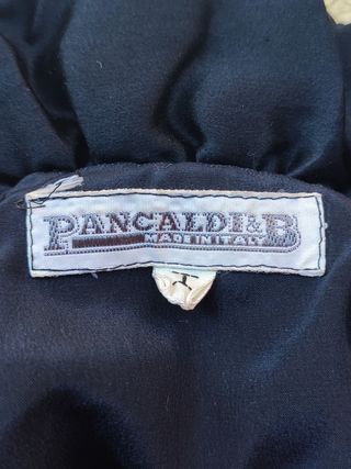 Chaqueta Pancaldi & B Negra con Estampado Dorado