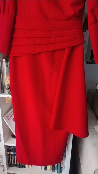 Vestido invitada Marta Brazil rojo nuevo