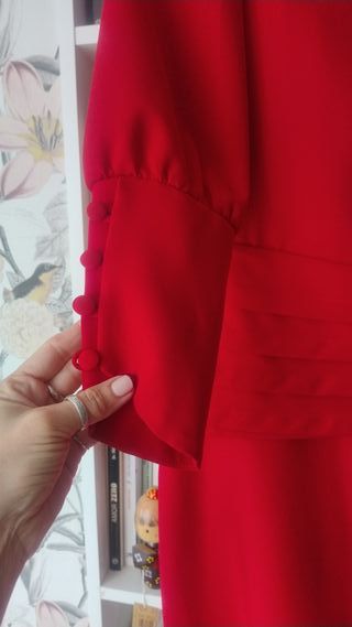 Vestido invitada Marta Brazil rojo nuevo