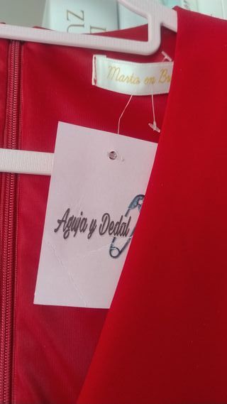 Vestido invitada Marta Brazil rojo nuevo