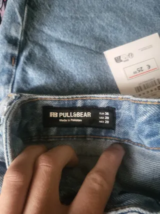 Vaqueros Pull&Bear standart fit talla 36