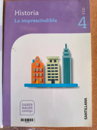 Historia lo imprescindible. 4° ESO. SANTILLANA