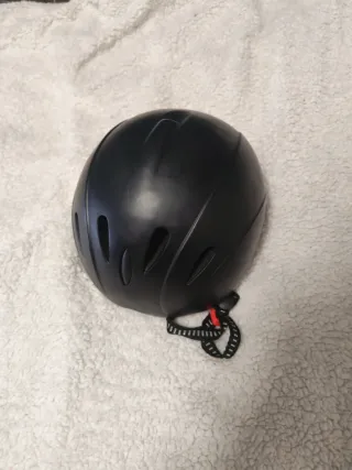 Casco Hípica Plástico Negro