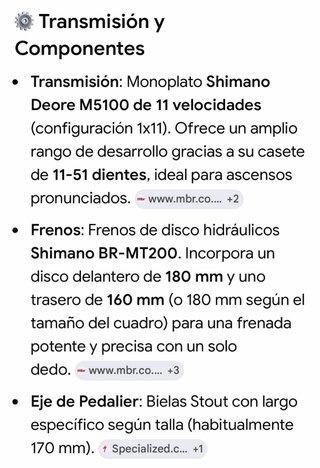 Bicicleta MTB Specialized Elite 29 año 2022