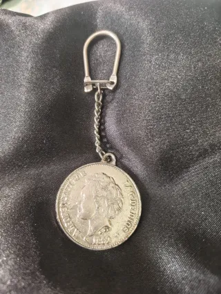 Llavero 5 Pesetas 1892