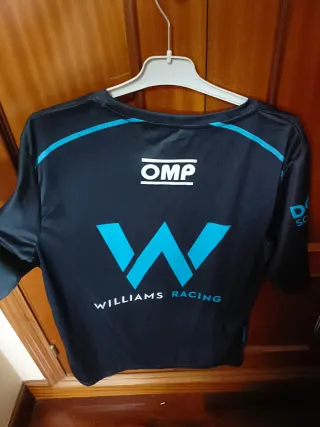 Camiseta Williams Racing Azul y Negra