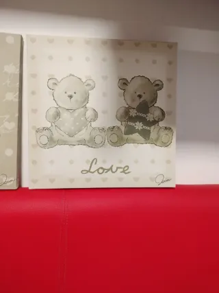 Cuadros infantiles ositos (2 unidades)