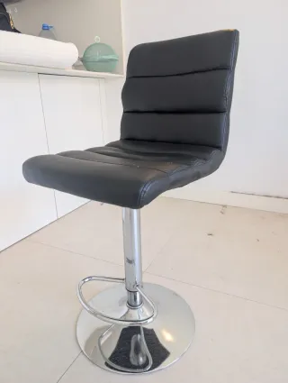 Sgabello da bar nero